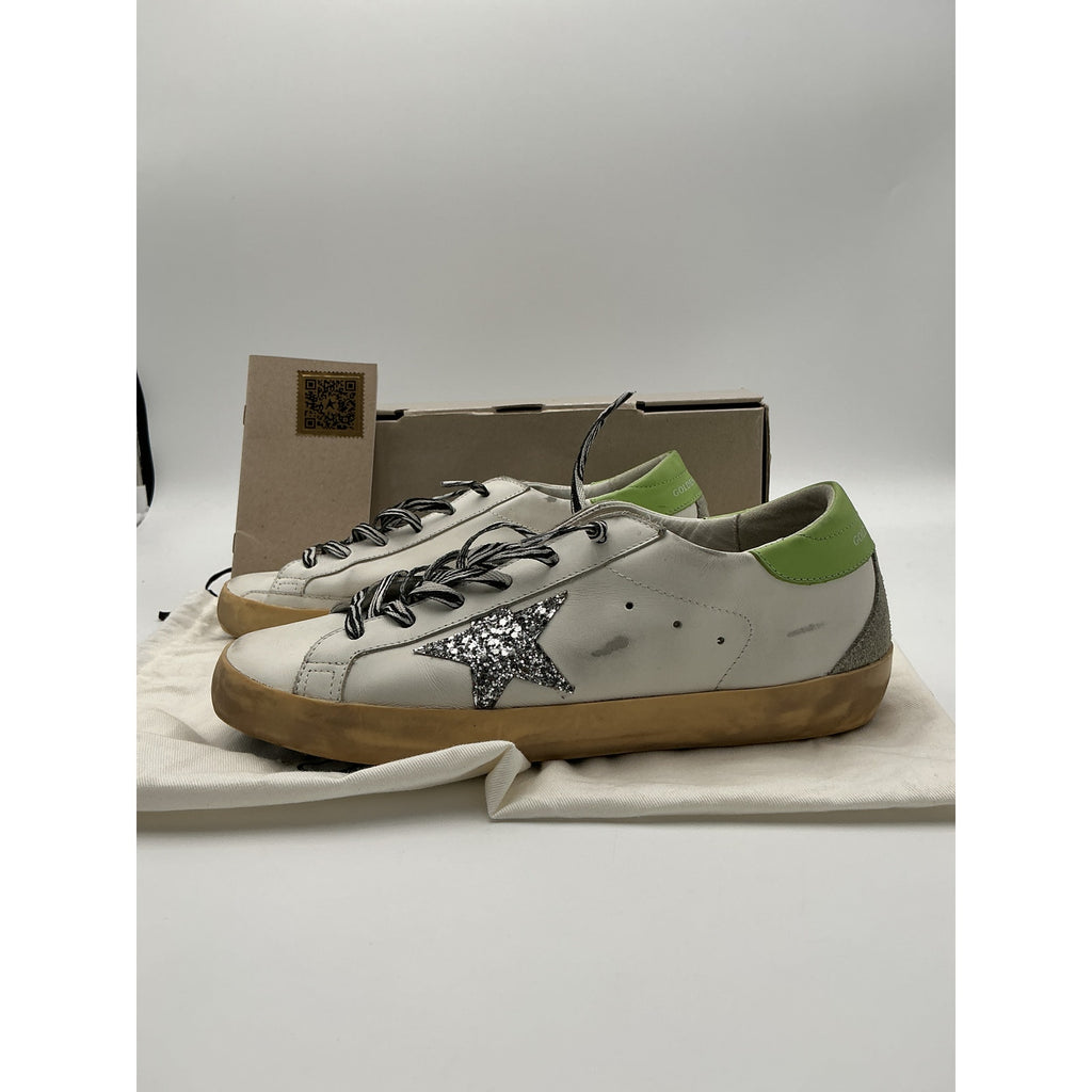 Golden Goose x Revolve White Leather Super Star Sneaker Size 40
