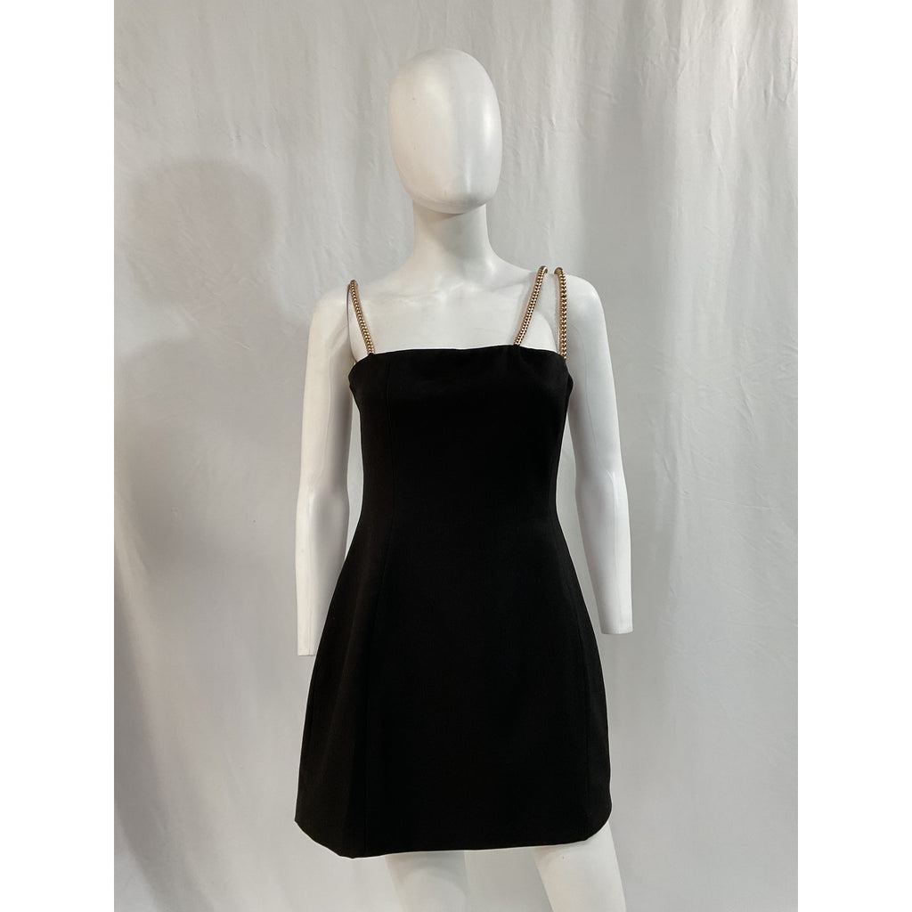 Atoir 'Zoei' Black Mini Crepe Dress Size M