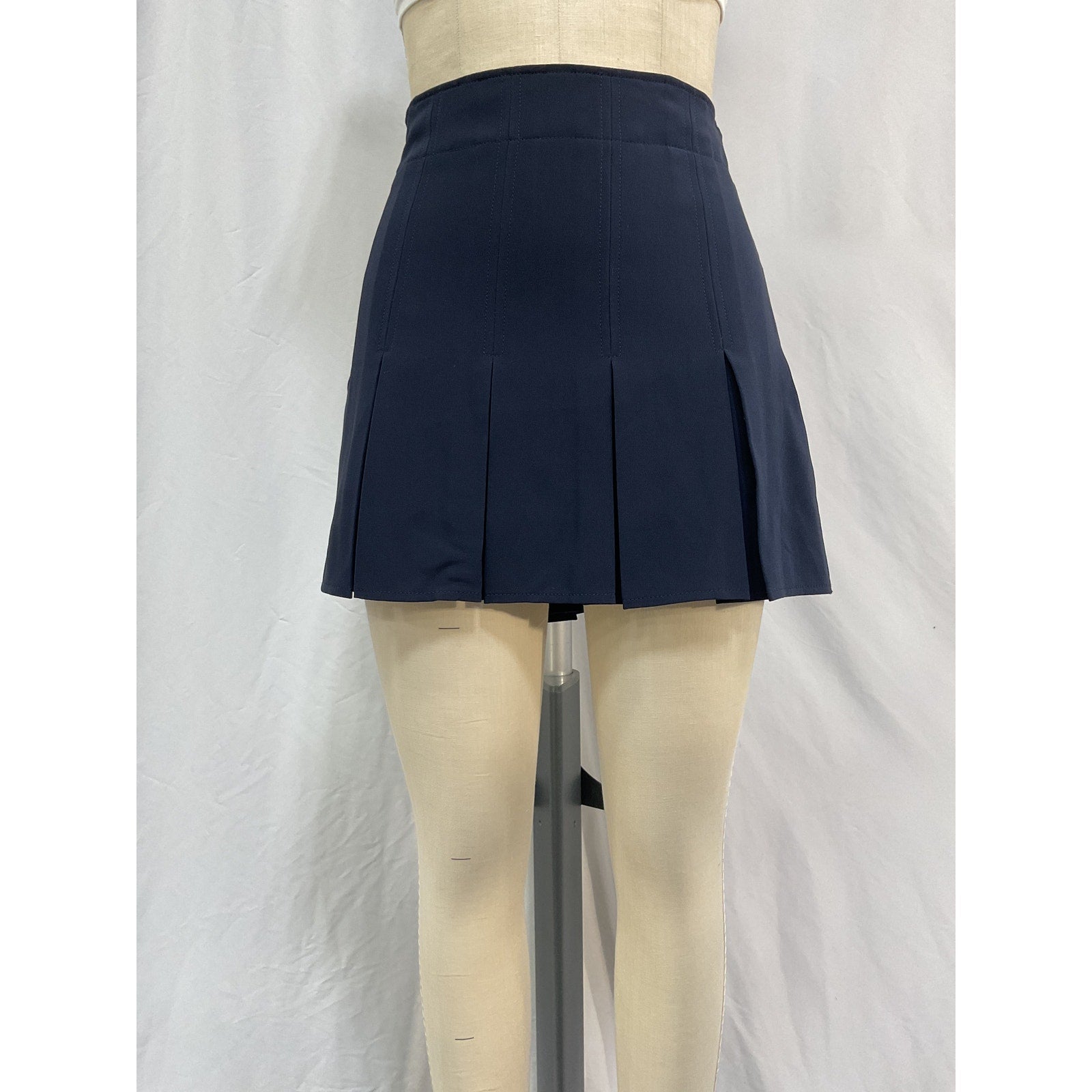 Cinq A Sept 'Miranda' Navy Polyester Skirt Size 8