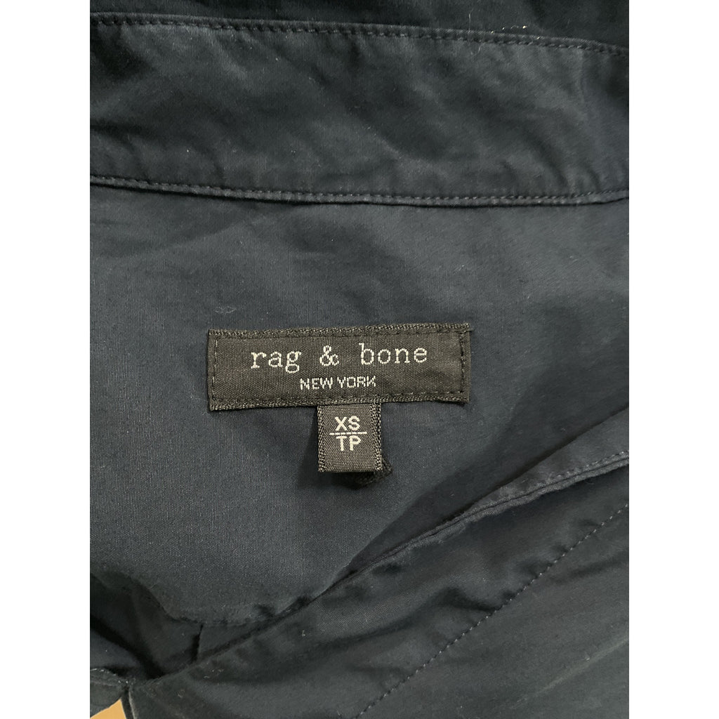 Rag & Bone 'Soraya' Blue Sleeveless Back Cut Out Dress Size XS