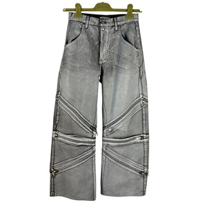 Eb Denim Zipped Gray Frederic Denim Jeans Size 24