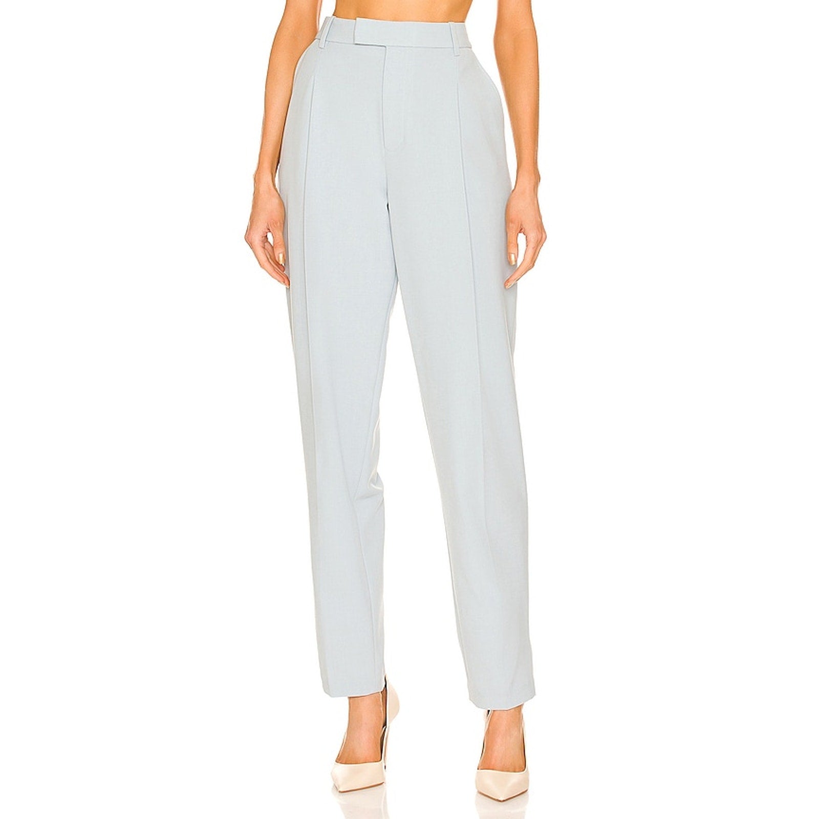 L'Academie 'Prudence' Blue Poly Trouser Size S - NWT