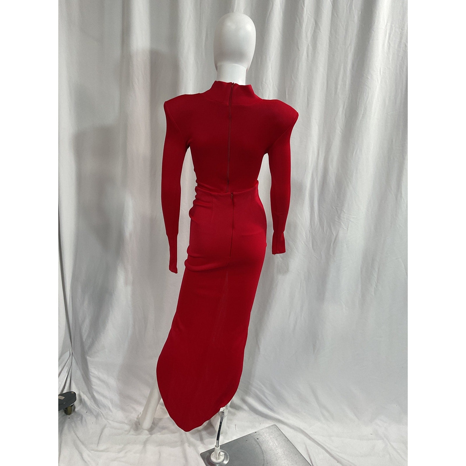 Raisa Vanessa Red Long Sleeve Cut Out Dress Size 34