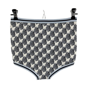 Tory Burch Textured Crisp Blue Jacquard Shorts Size XS
