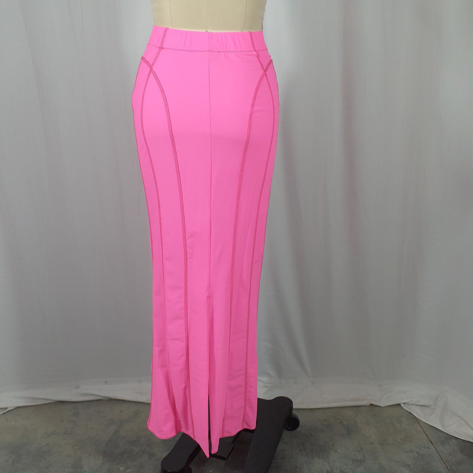 Jacquemus 'La Jupe' Pink Tuba High-Rise Maxi Skirt Size 36