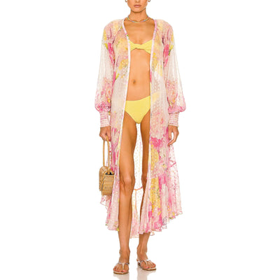 Rococo Sand Belted Pink Leona Cape Size S