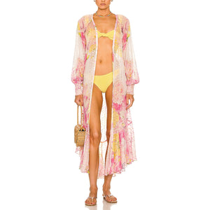 Rococo Sand Belted Pink Leona Cape Size S