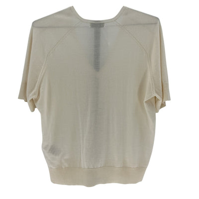 Anine Bing Lightweight Beige Aria Sweater Knit Top Size L