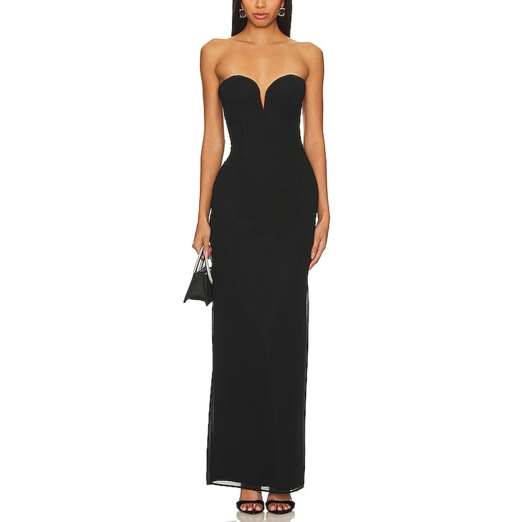 Katie May 'Ursula' Black Polyester Gown Size M