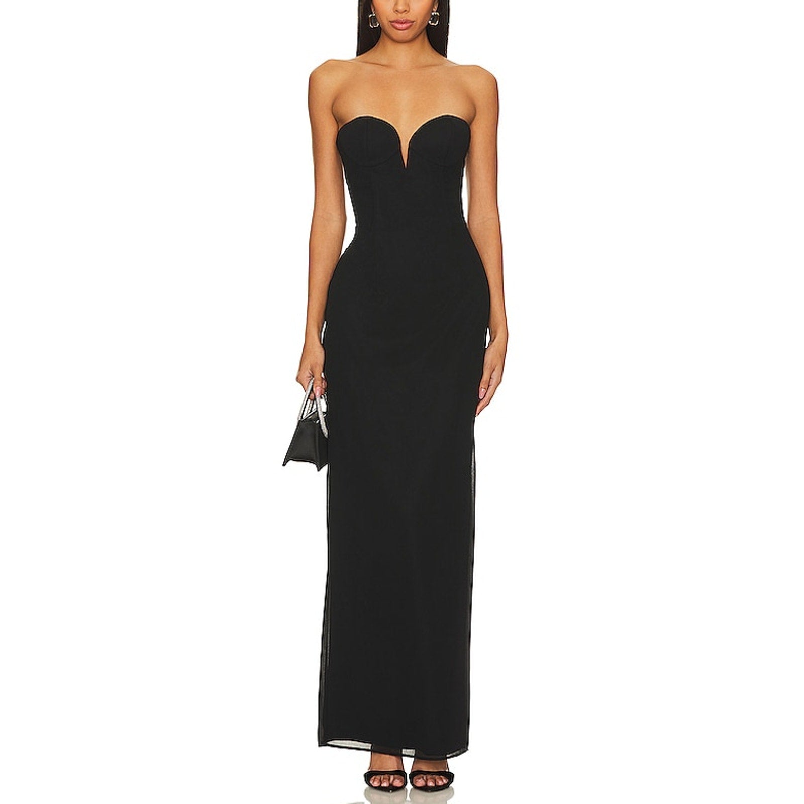 Katie May 'Ursula' Black Polyester Gown Size M