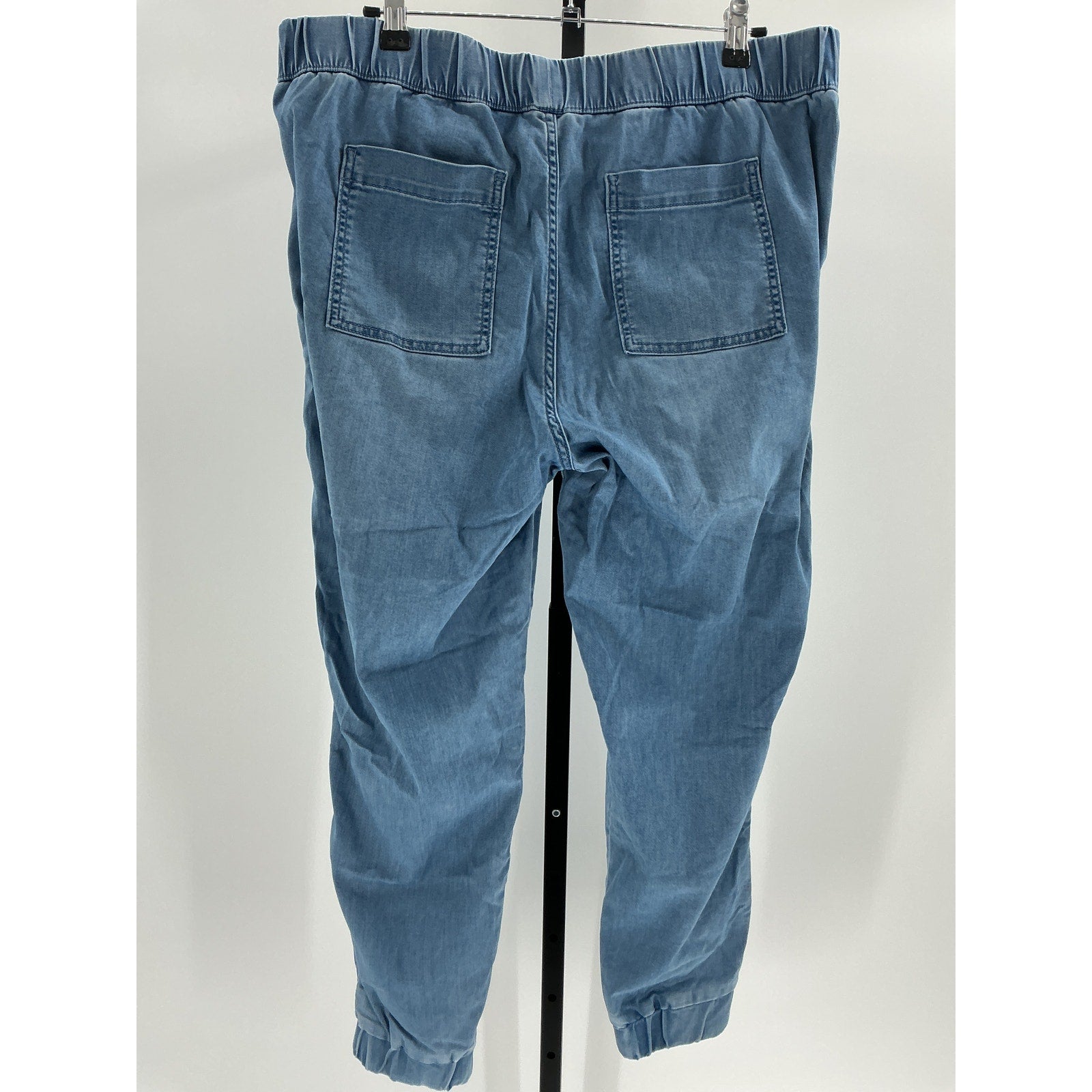 Hatch 'The Easy' Blue Lyocell Denim Jogger Size 3