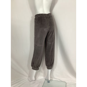 Suzie Knodi 'Patmos' Brown Cotton Terry Track Pants Size XS