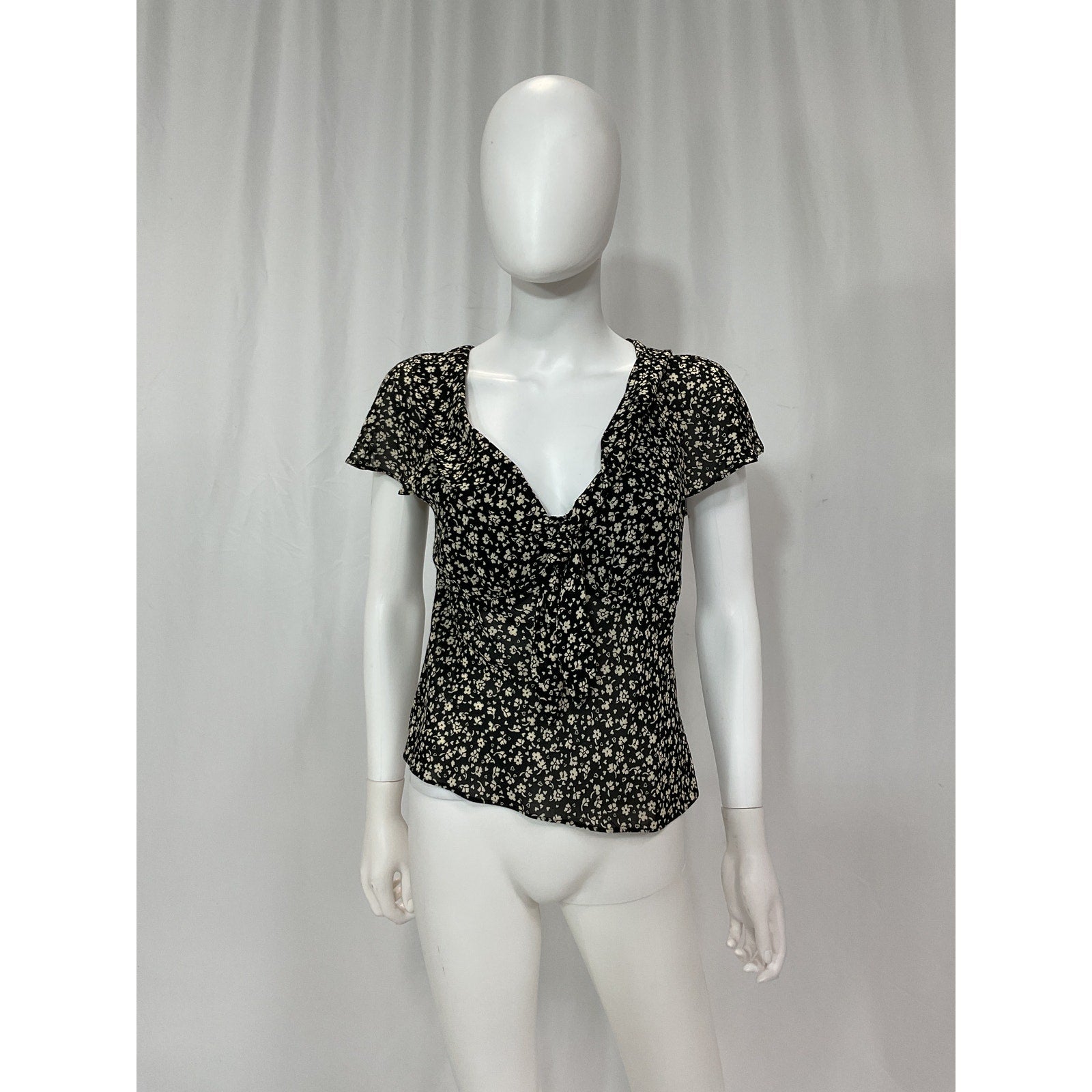 Reformation 'Britta' Black Top Size M