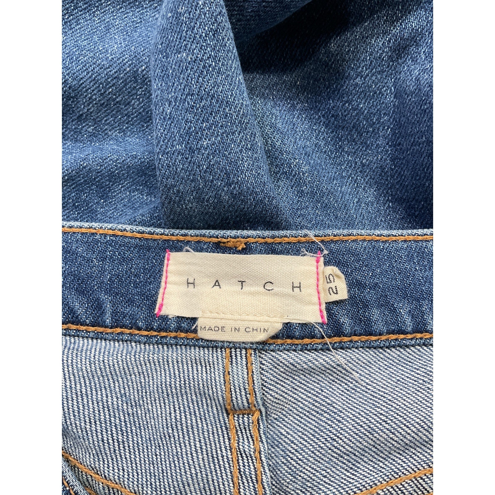 Hatch 'The Crop' Maternity Blue Jean Size 25