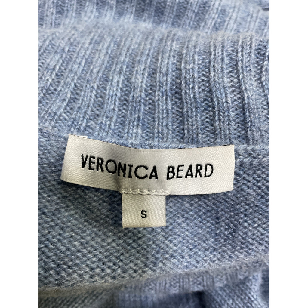 Veronica Beard 'Mazzy' Blue Cashmere Turtleneck Size S