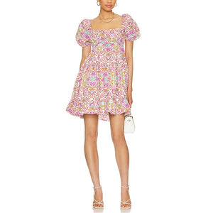 Misa Los Angeles Floral Pink Kayla Dress Size M