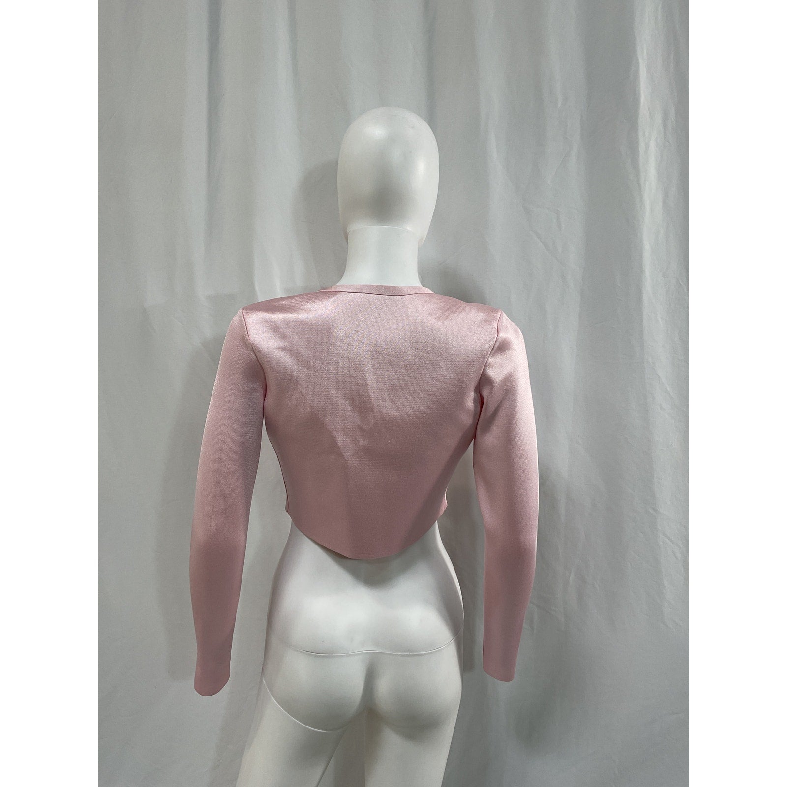 Alexander Wang 'Cropped' Pink Cardigan Size XS