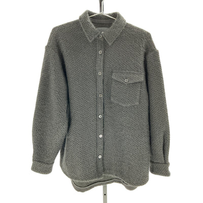 Anine Bing 'Sloan' Black Acrylic Jacket Size XS