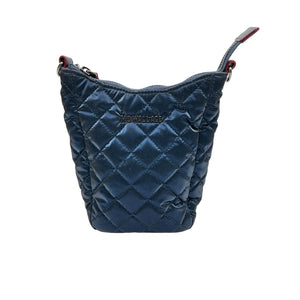 Mz Wallace Quilted Blue Crosby Go Crossbody Bag One Size