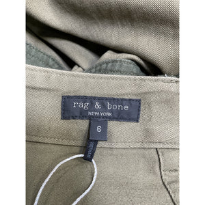 Rag And Bone Wide Leg Green Banks Pants Size 6