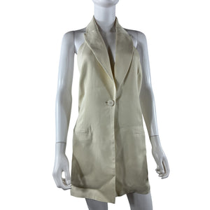 St. Agni Halter Ivory Helm Vest Size XS