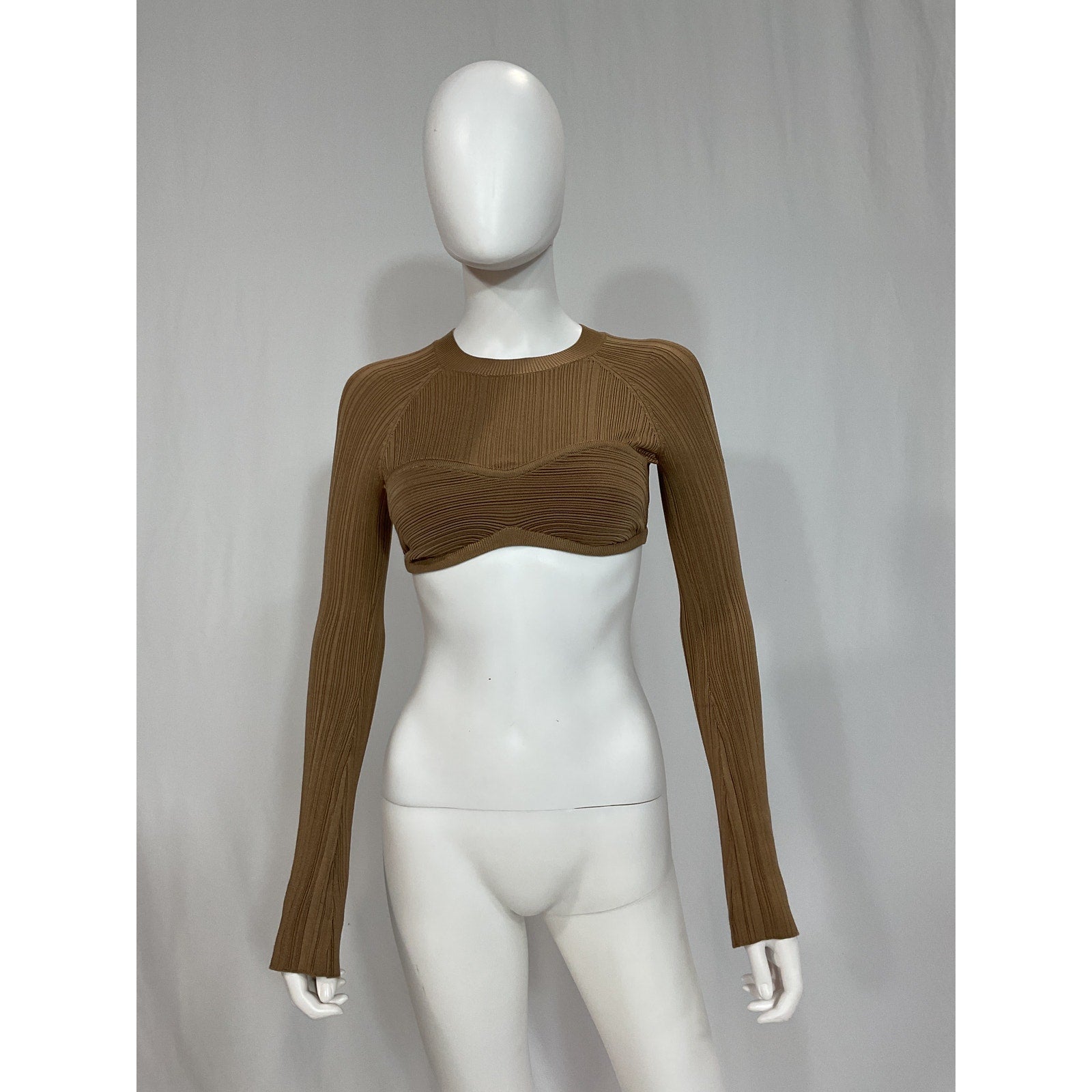 Michael Costello 'Kadri' Brown Top Size XS