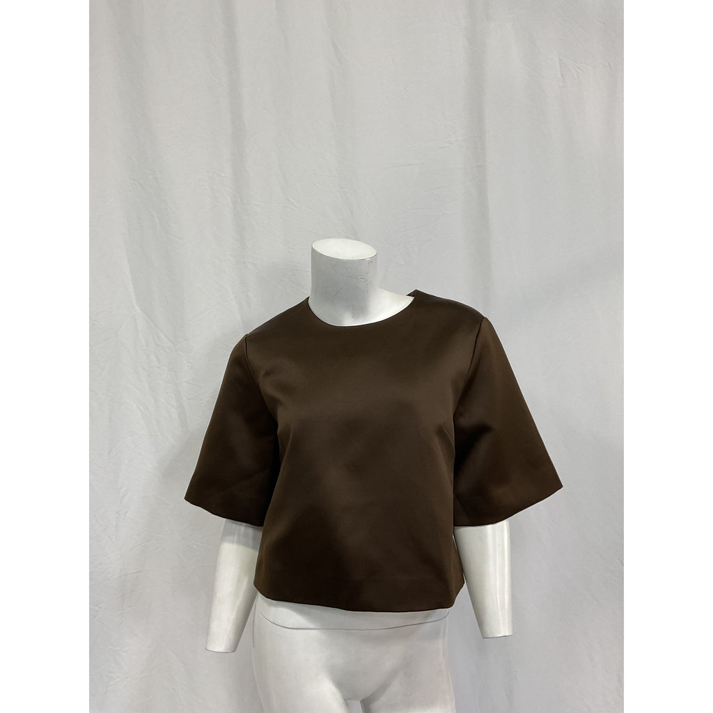 By Malene Birger 'Hania' Brown Polyester Top Size 36 - NWT