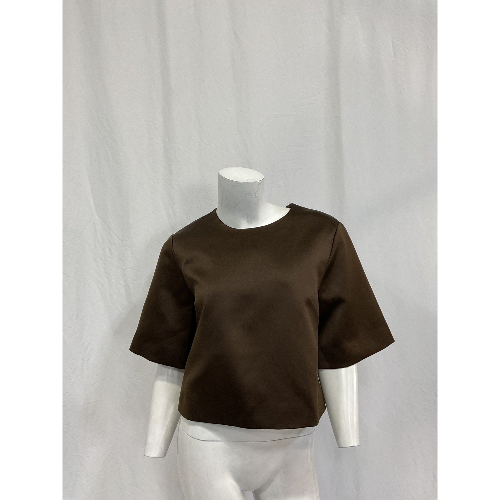 By Malene Birger 'Hania' Brown Polyester Top Size 36 - NWT