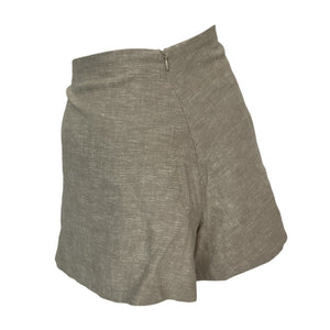 Jbq Tailored Flax Amalia Shorts Size L NWT