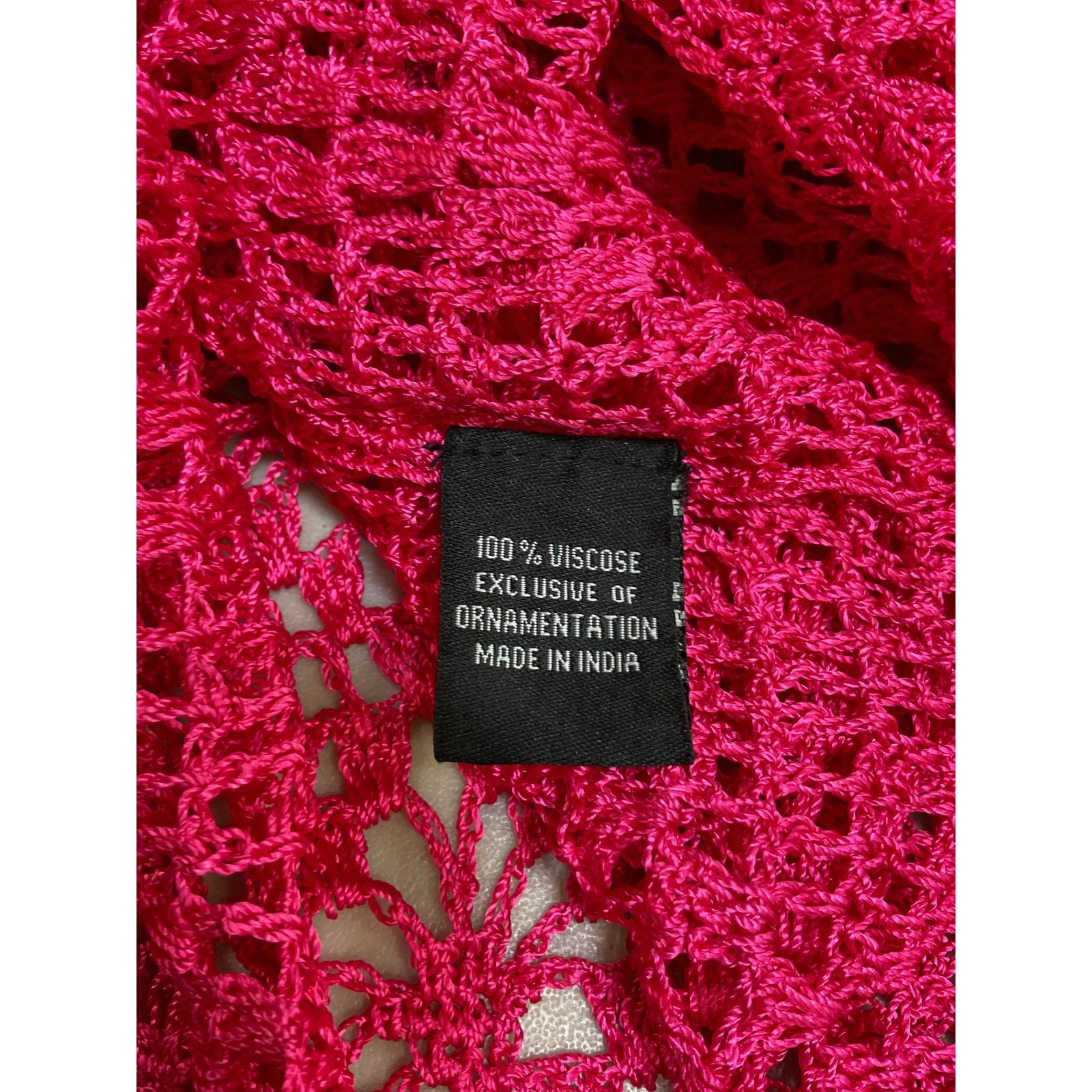 Ser.O.Ya 'Allison' Pink Viscose Crochet Cardigan Size XS / S - NWT