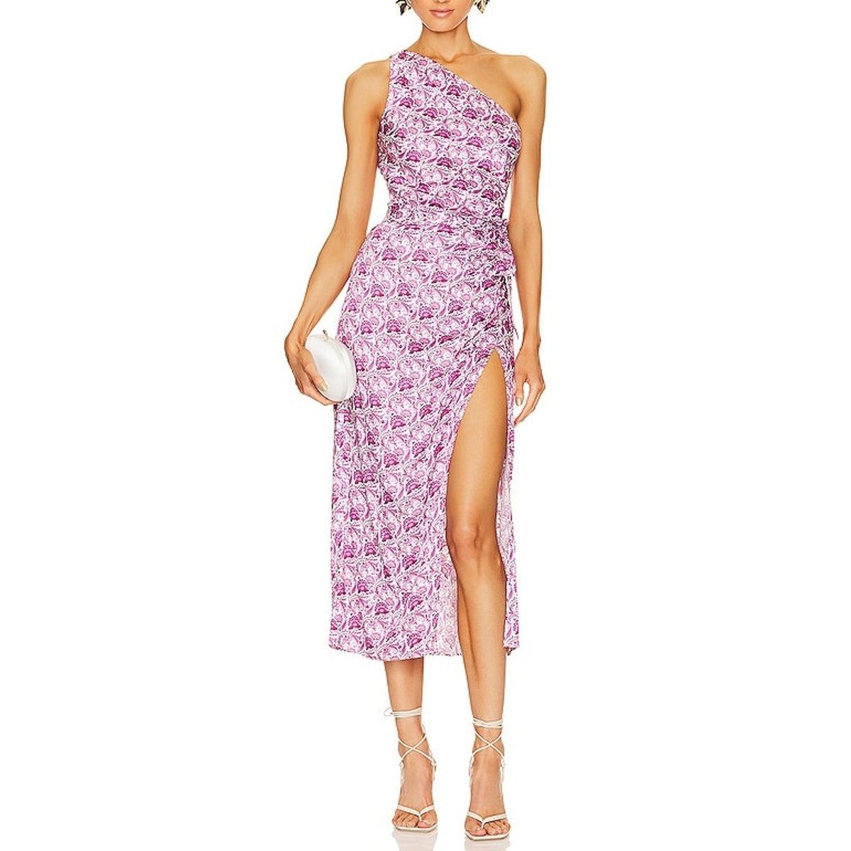 Cami Nyc Asymmetric Purple Nanu Dress Size 2