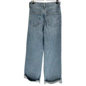 Agolde Relaxed Blue Dame Denim Jeans Size 25
