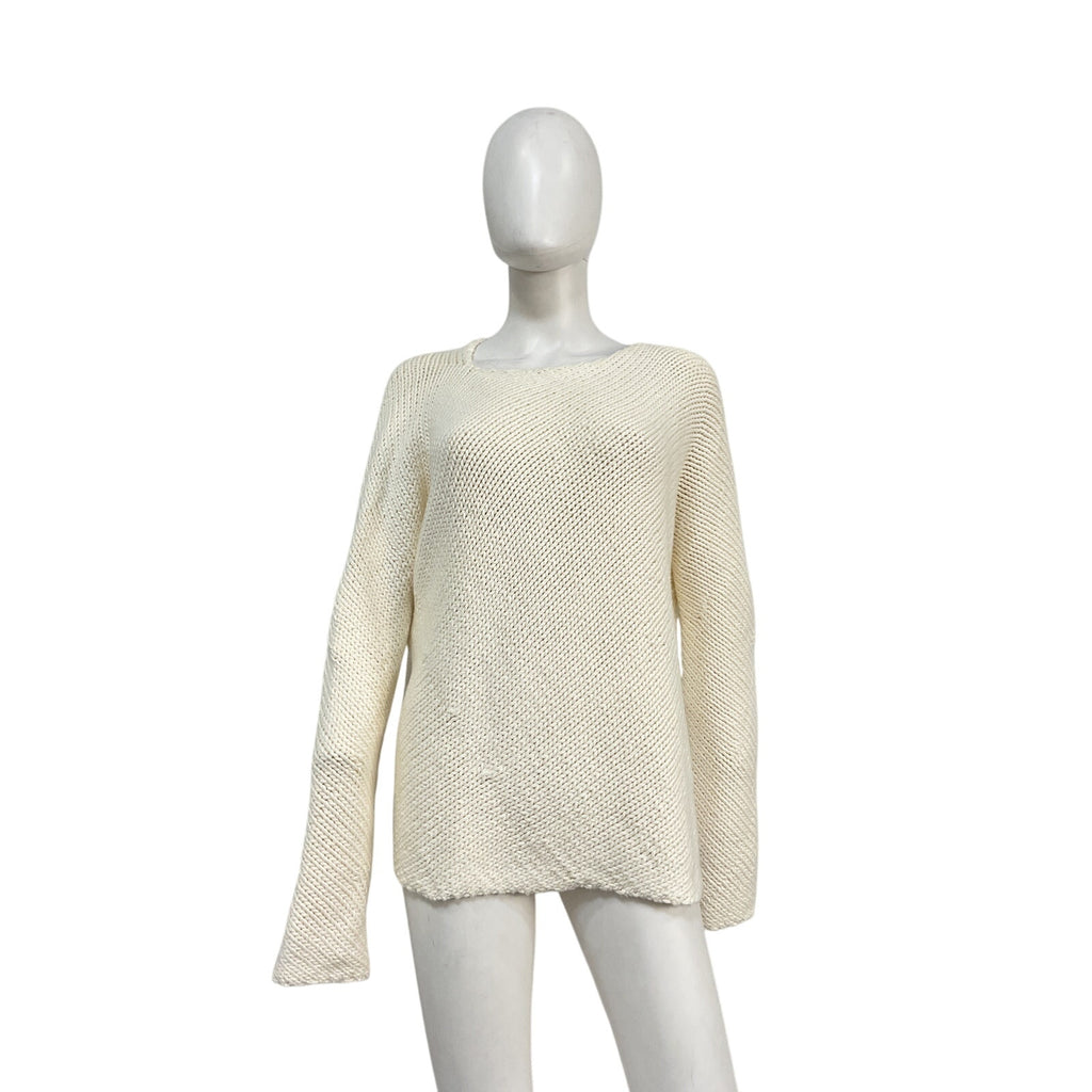 Lauren Manoogian 'Pima' Cream Cotton Sweater Size 1