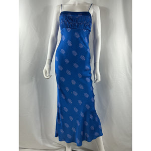 Ciao Lucia 'Nera' Blue Rayon Dress Size XS
