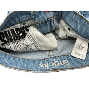 Mother High-Waisted Blue Twizzy Skimp Denim Jeans Size 25