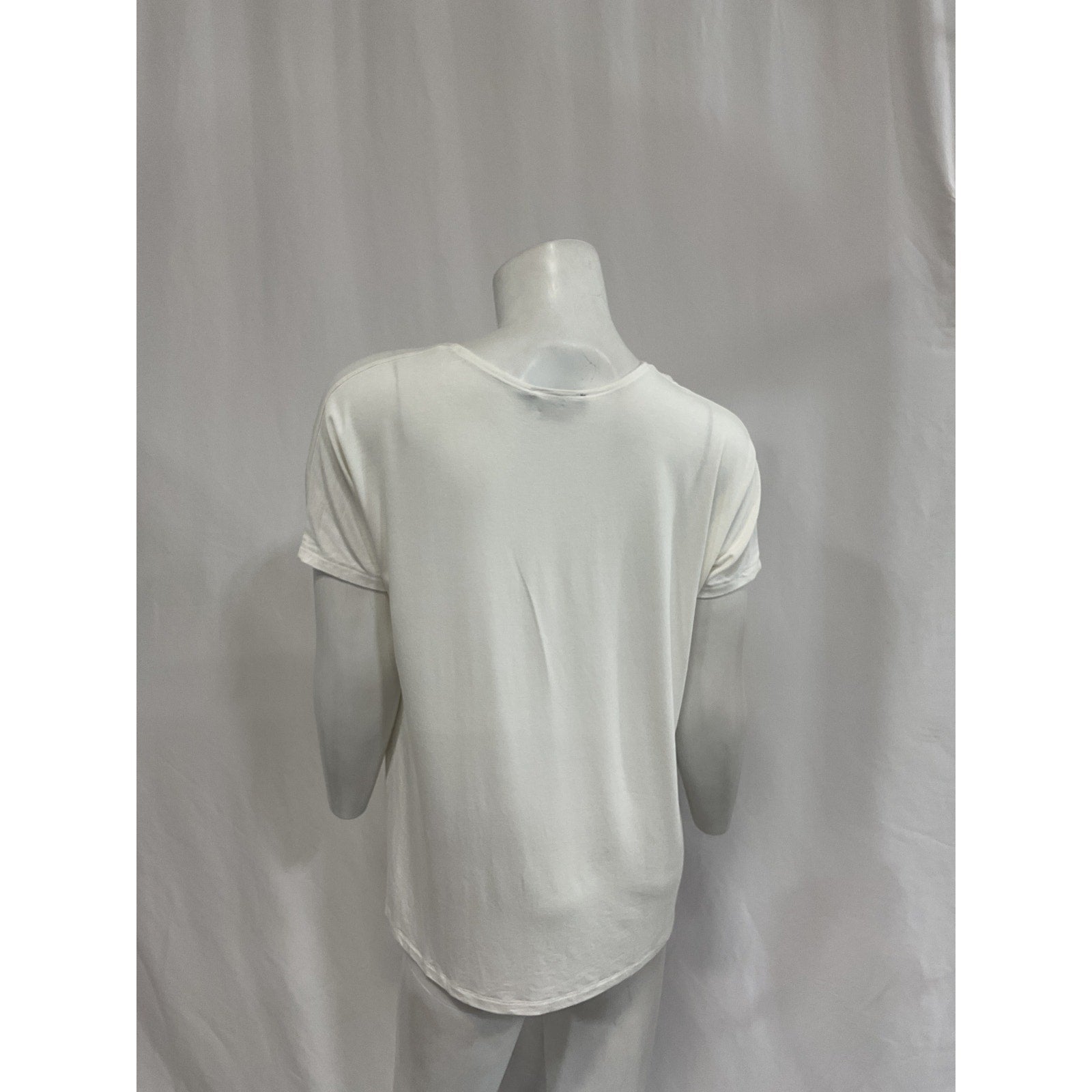 Hatch 'The Perfect Vee' White V Neck Short Sleeve Maternity Top Size 0