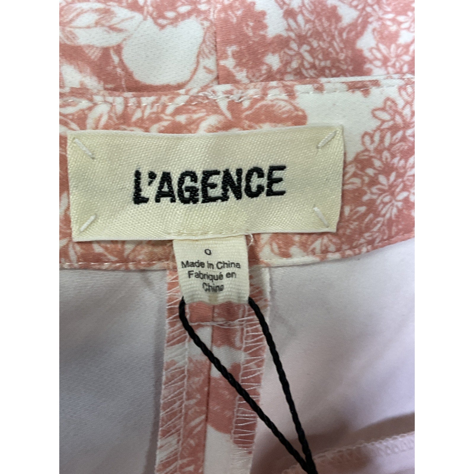 L'Agence 'Ludivine' Pink Trouser Size 0 - NWT