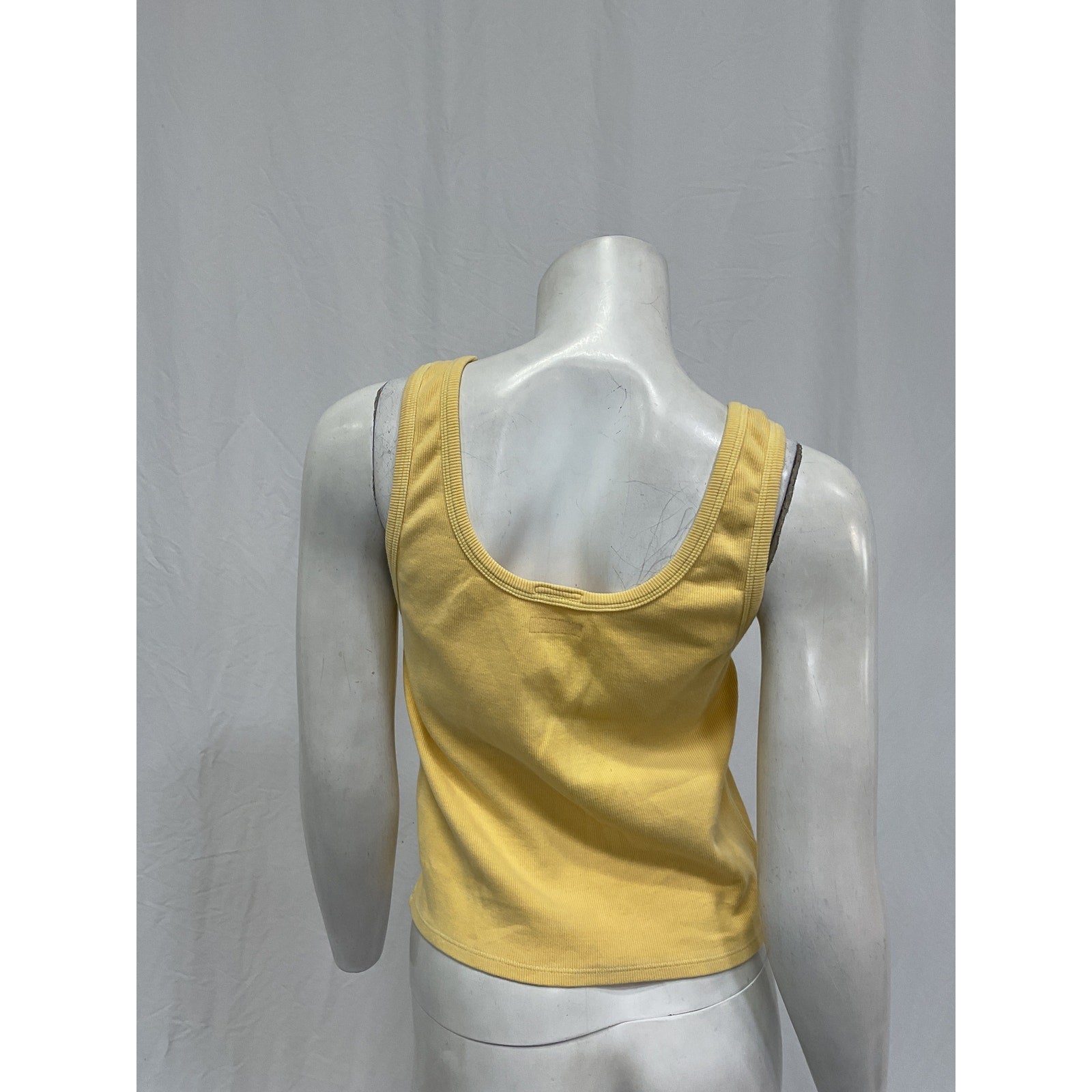 Mother 'The Yippie' Beige Cotton Tank Top Size S