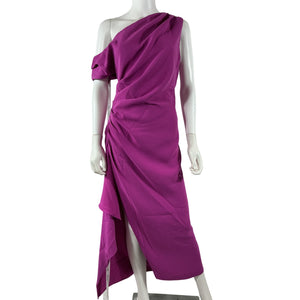 Elliatt Asymmetric Magenta Gwenyth Gown Size S