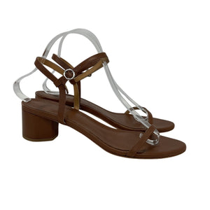 Aeyde Minimalist Brown Immi Sandals Size 9 US / 39 EU