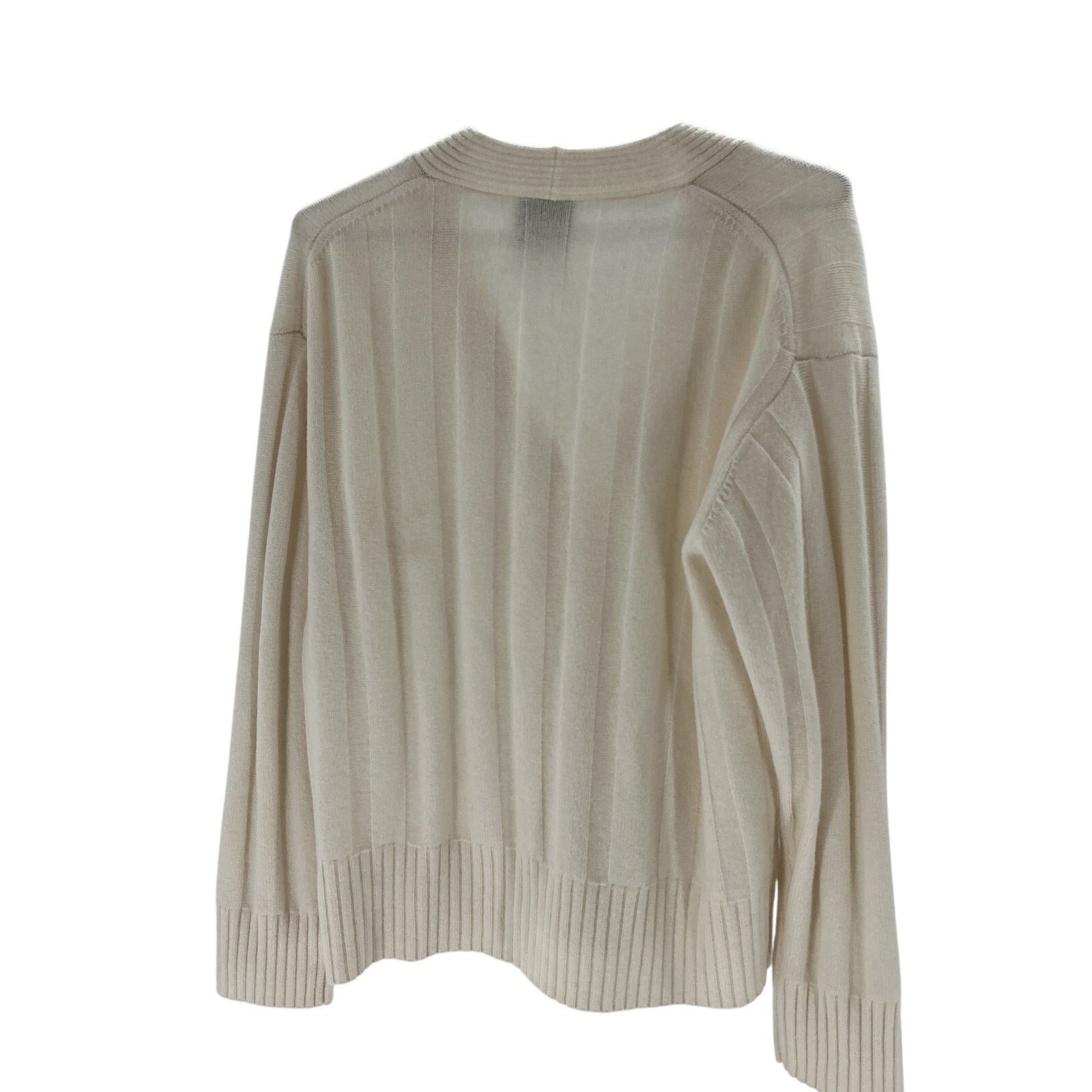 Reformation 'Capri' White Cashmere Oversized Cardigan Size XS