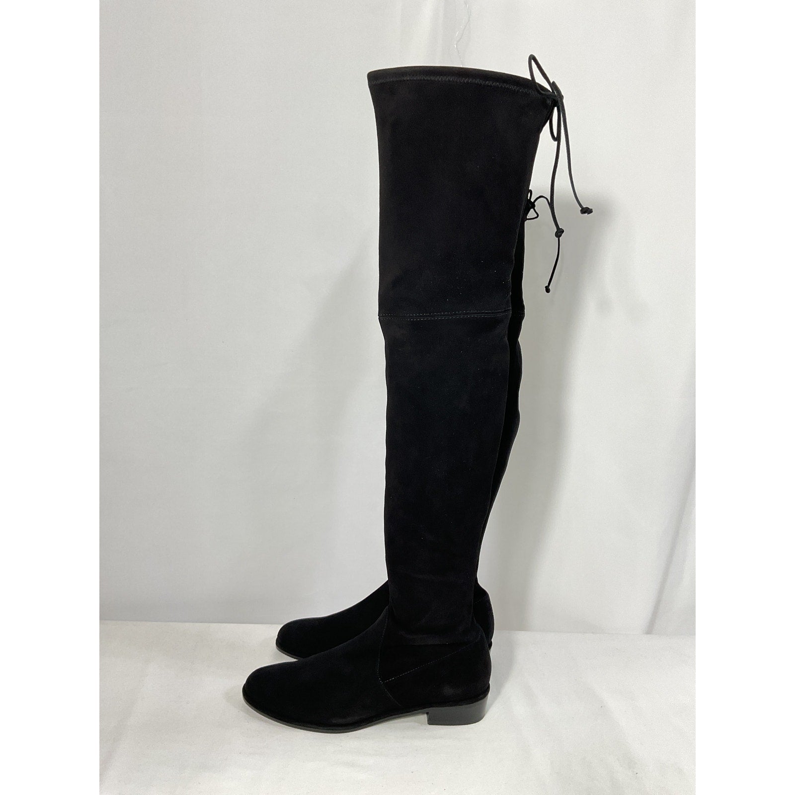 Stuart Weitzman 'Lowland' Black Suede Boot Size 10 - NWT