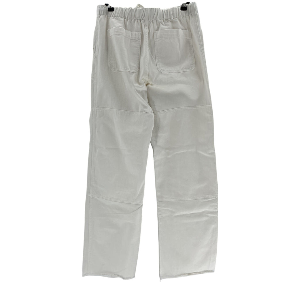 Re/Done 'Beach' White Cotton Pants Size 26
