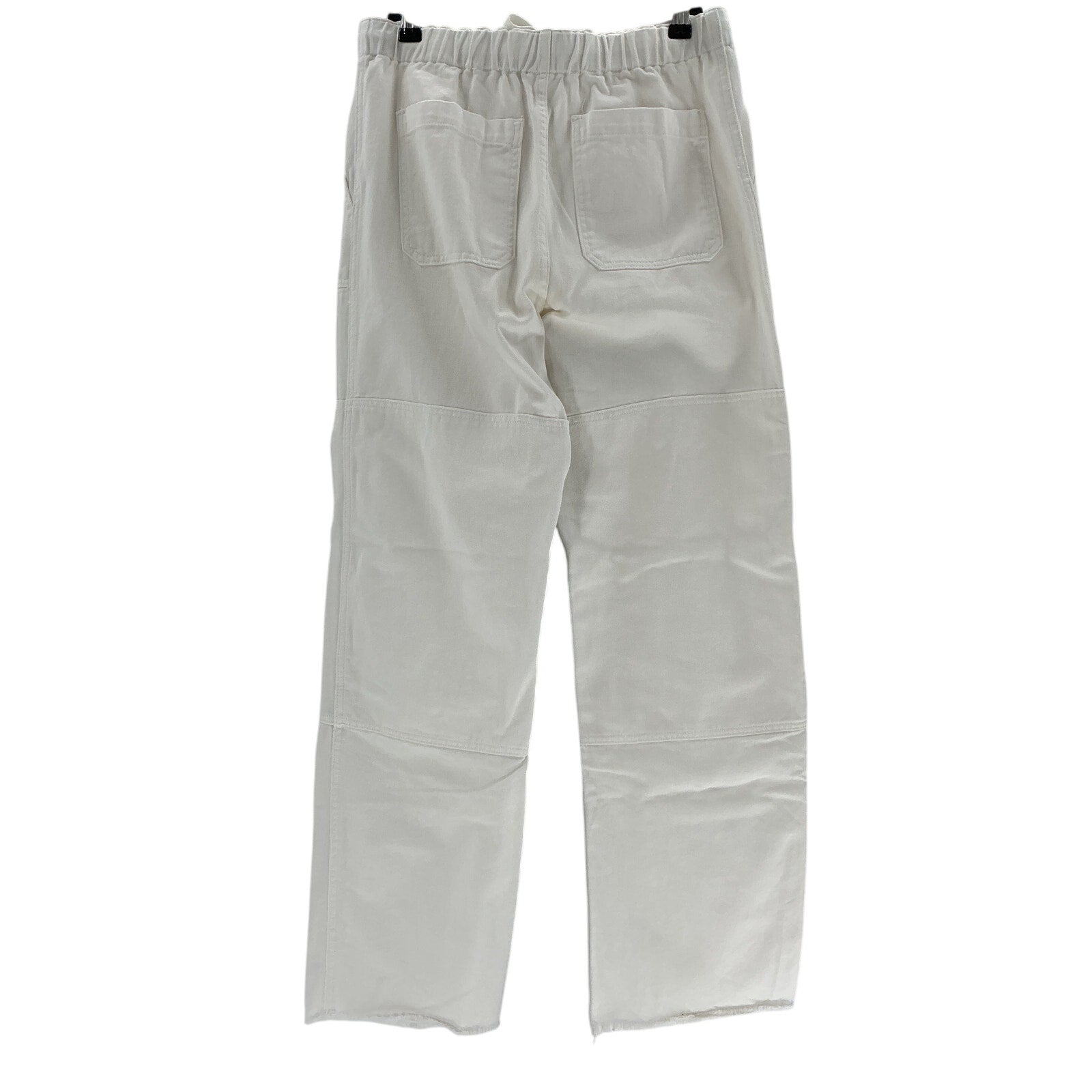 Re/Done 'Beach' White Cotton Pants Size 26