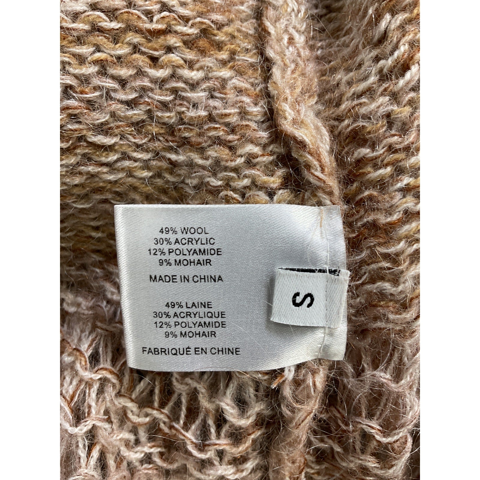 Proenza Schouler 'Marl' Gray Knit Crew Neck Sweater Size S