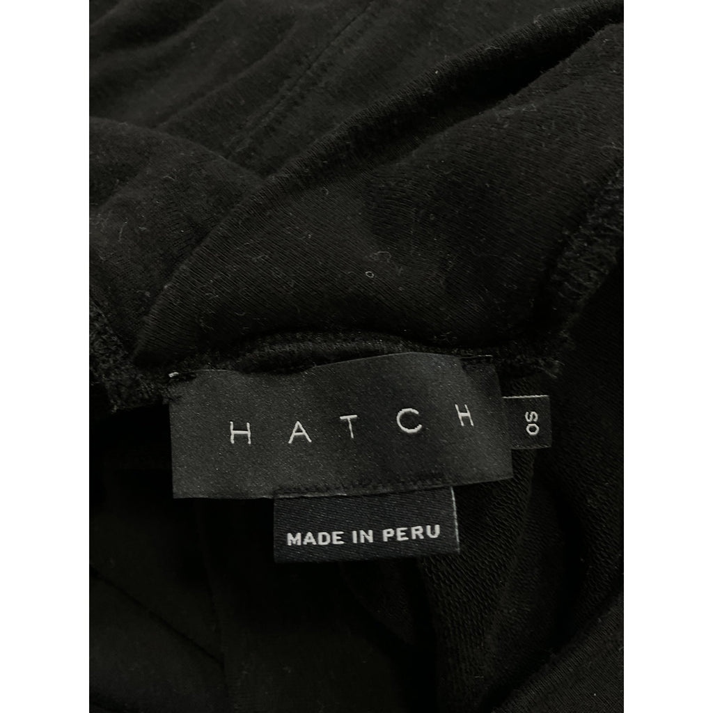 Hatch 'The Visitor' Black French Terry Maternity Dress Size OS