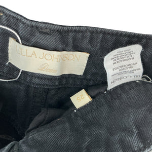 Ulla Johnson Paneled Black Olympia Denim Jeans Size 25