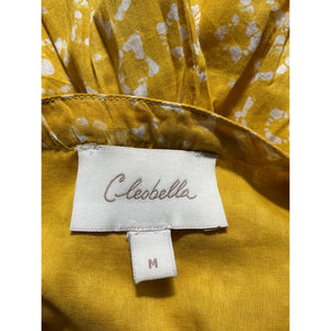 Cleobella 'Zia' Yellow Linen Mini Dress Size M