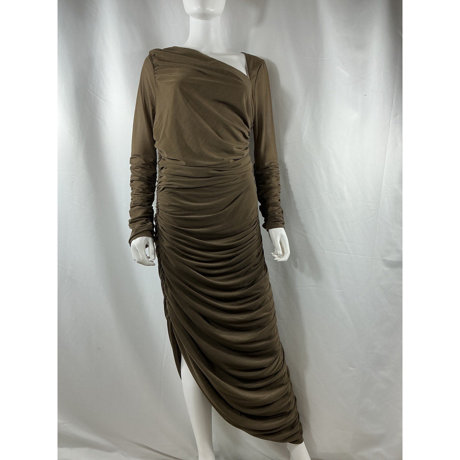 Lpa 'Elena' Green Polyester Dress Size L