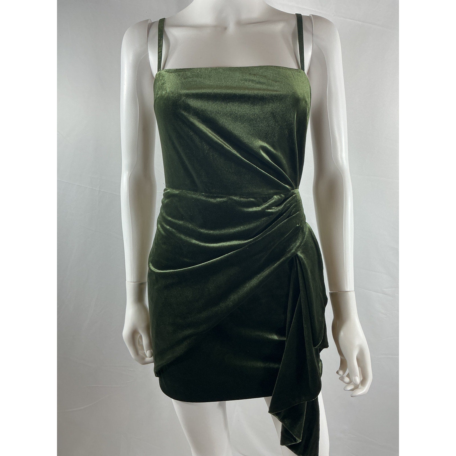 Majorelle 'Asbury' Green Poly Mini Dress Size S